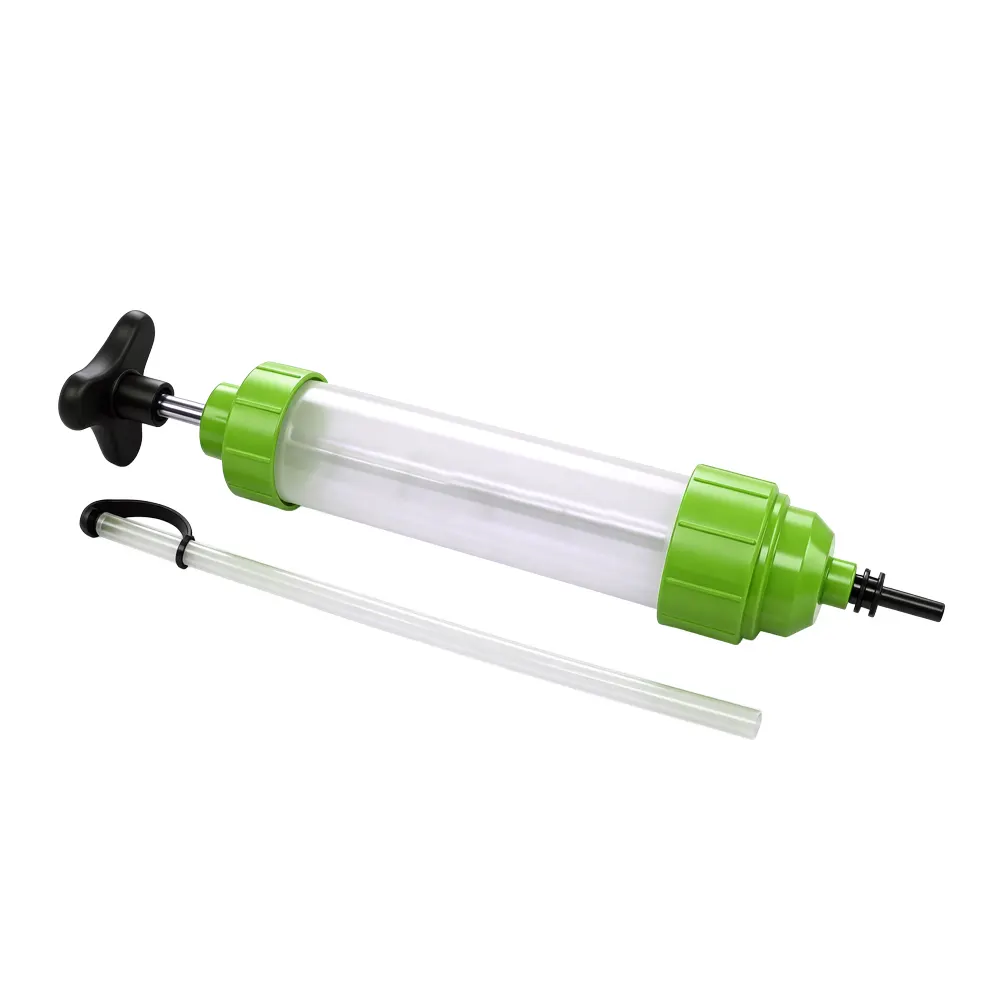 Seringue de 350 ml pour l'inspection et le transfert de liquides 1 Seringue de transfert et d'inspection de fluides VT13845G de 350 ml, avec tuyau et adaptateur, destinée à l'extraction et au transfert de fluides automobiles.