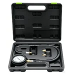VT13954 TU-12 0-100 PSI engine oil pressure tester kit with pressure gauge, flexible hose and adapters for checking automotive engine lubrication system pressure.