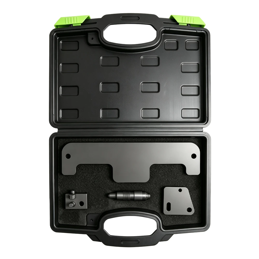 Juego de herramientas para la alineación del árbol de levas de VW y Audi, T10068A 6 VT13896: Juego de herramientas VAG para motores diésel TDI de 2,7, 3,0, 4,0 y 4,2 litros, destinado al bloqueo de la distribución y al desmontaje de la bomba de alta presión en motores con transmisión por cadena.