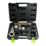 VT13993 : Kit d'outils pour chaîne de distribution VAG 1,8 L et 2,0 L TSI/TFSI EA888, destiné au réglage de la distribution, au remplacement de la chaîne, au blocage de l'arbre à cames et au positionnement du vilebrequin.