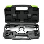 VT14059 : Kit d'outils pour amortisseur de vibrations VAG 1,8 L et 2,0 L TFSI, destiné à maintenir le pignon de la chaîne de distribution lors du démontage et du montage de l'amortisseur de vibrations.