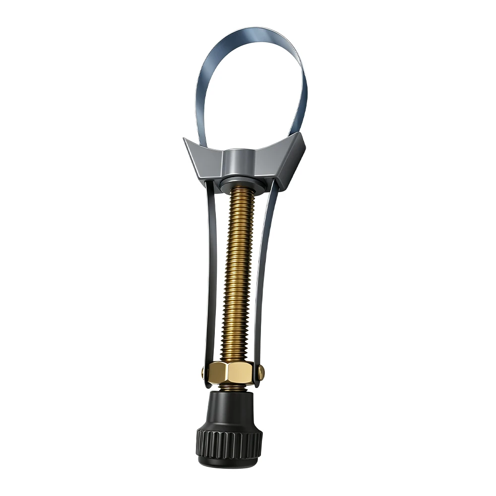 Chave de correia ajustável para filtros de óleo, 48–110 mm, n.º 5 Chave universal para filtros de óleo VT14061 com faixa de aperto de 65 a 115 mm para a remoção de filtros de óleo
