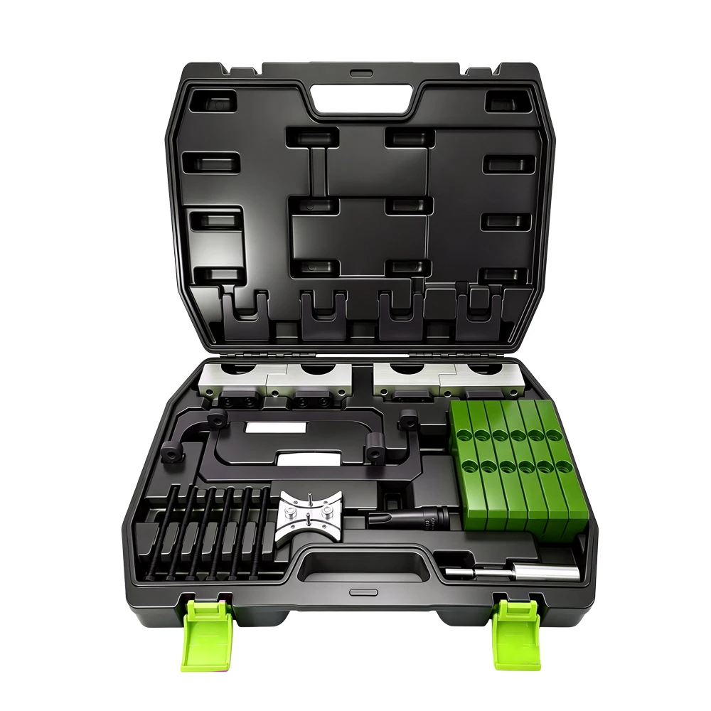 Kit d'outils de réglage et de tension des arbres à cames pour moteurs Mercedes-Benz M176/M177/M178 V8 4,0 L, 4 pièces VT14098C Kit d'outils Mercedes-Benz M177 M178 pour l'alignement et le blocage de la distribution des arbres à cames V8 4,0 L, destiné aux modèles AMG C63, C63S et S560L