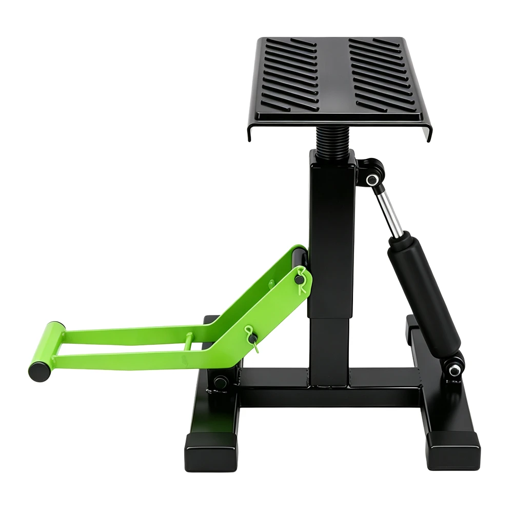 Adjustable Height Motorcycle & Dirt Bike Jack Lift Stand 5 VT14110 motorcycle jack lift stand table for motorcycle repair and maintenance