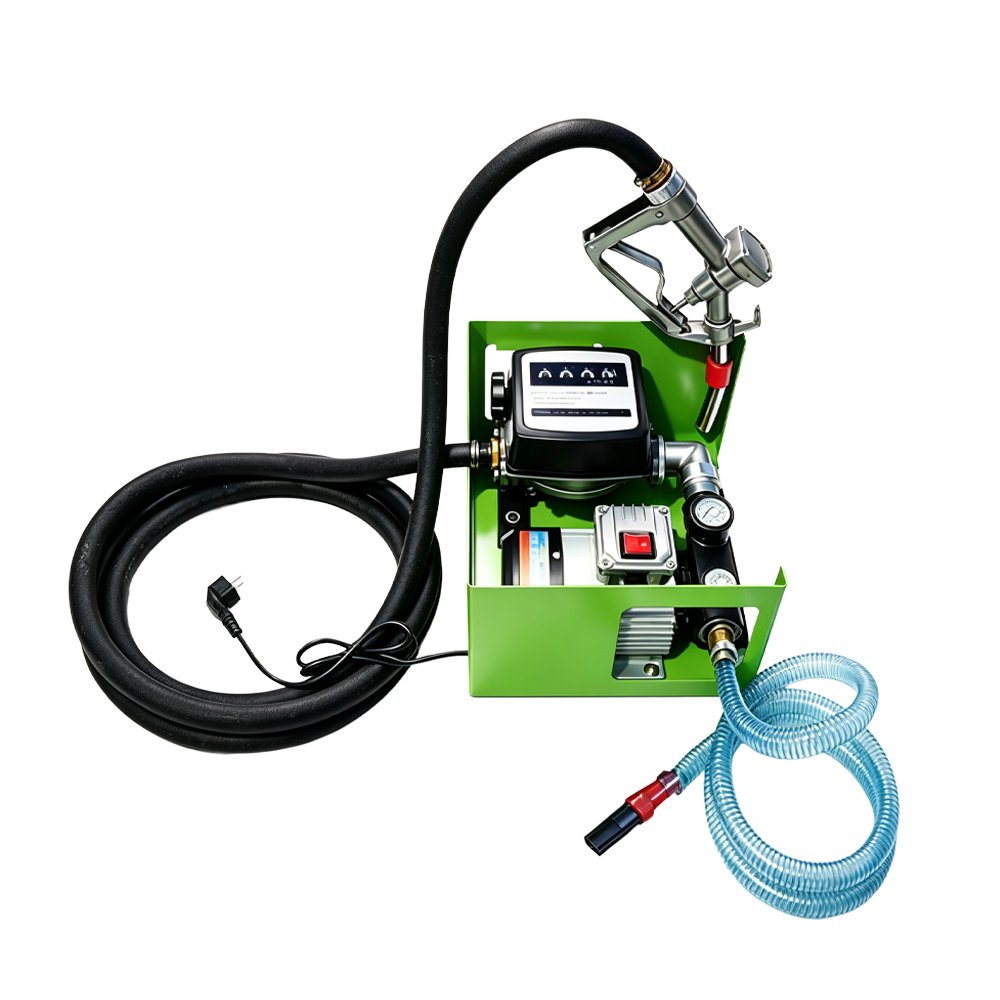 Kit de bomba para distribuidor de combustível diesel de alta resistência 4 Bomba de transferência para distribuidor de combustível diesel de alta resistência VT14141H, com mangueira de distribuição, bocal de distribuição e sistema de bombagem de alto caudal.