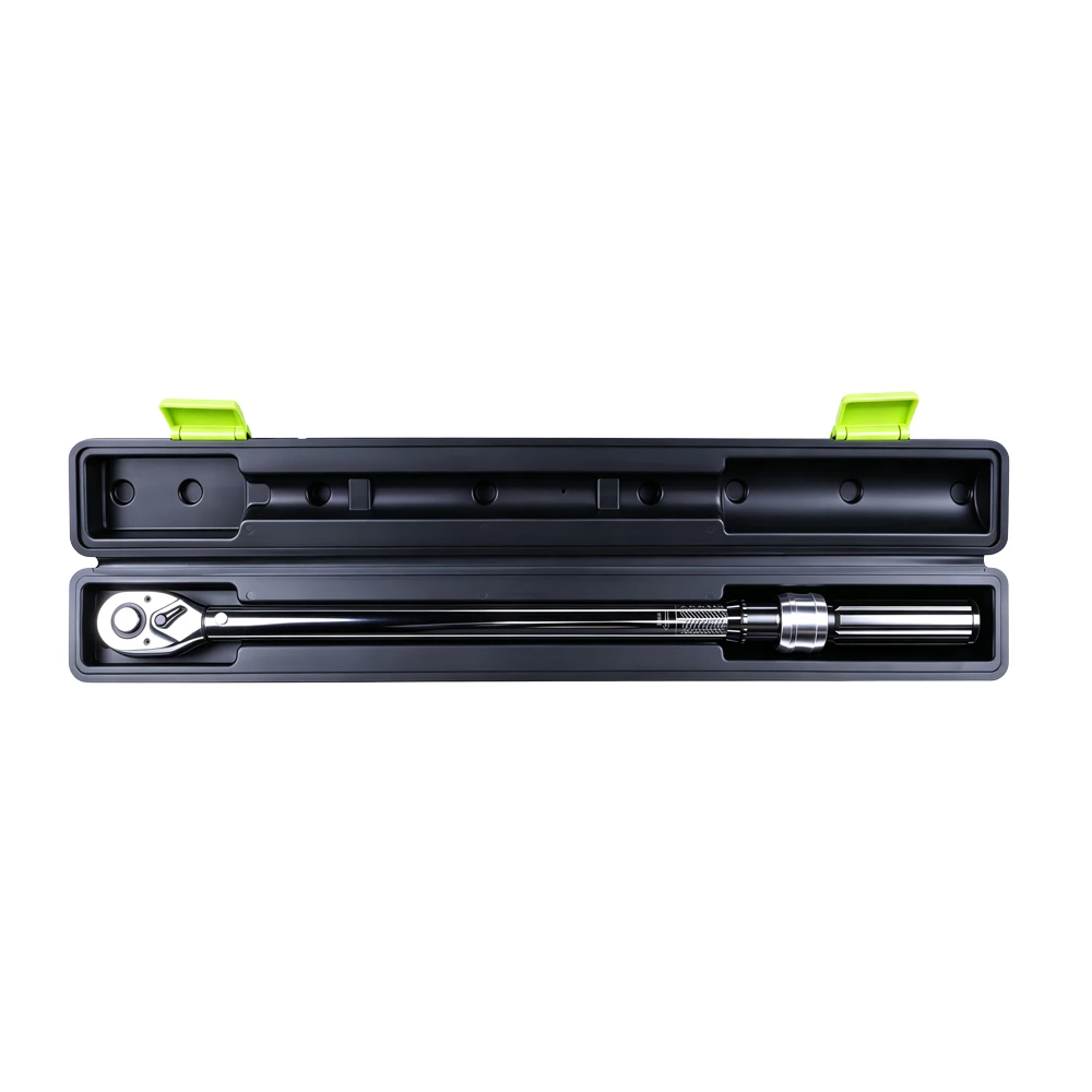 VT14196Q professional preset torque wrench supplied in long protective storage case