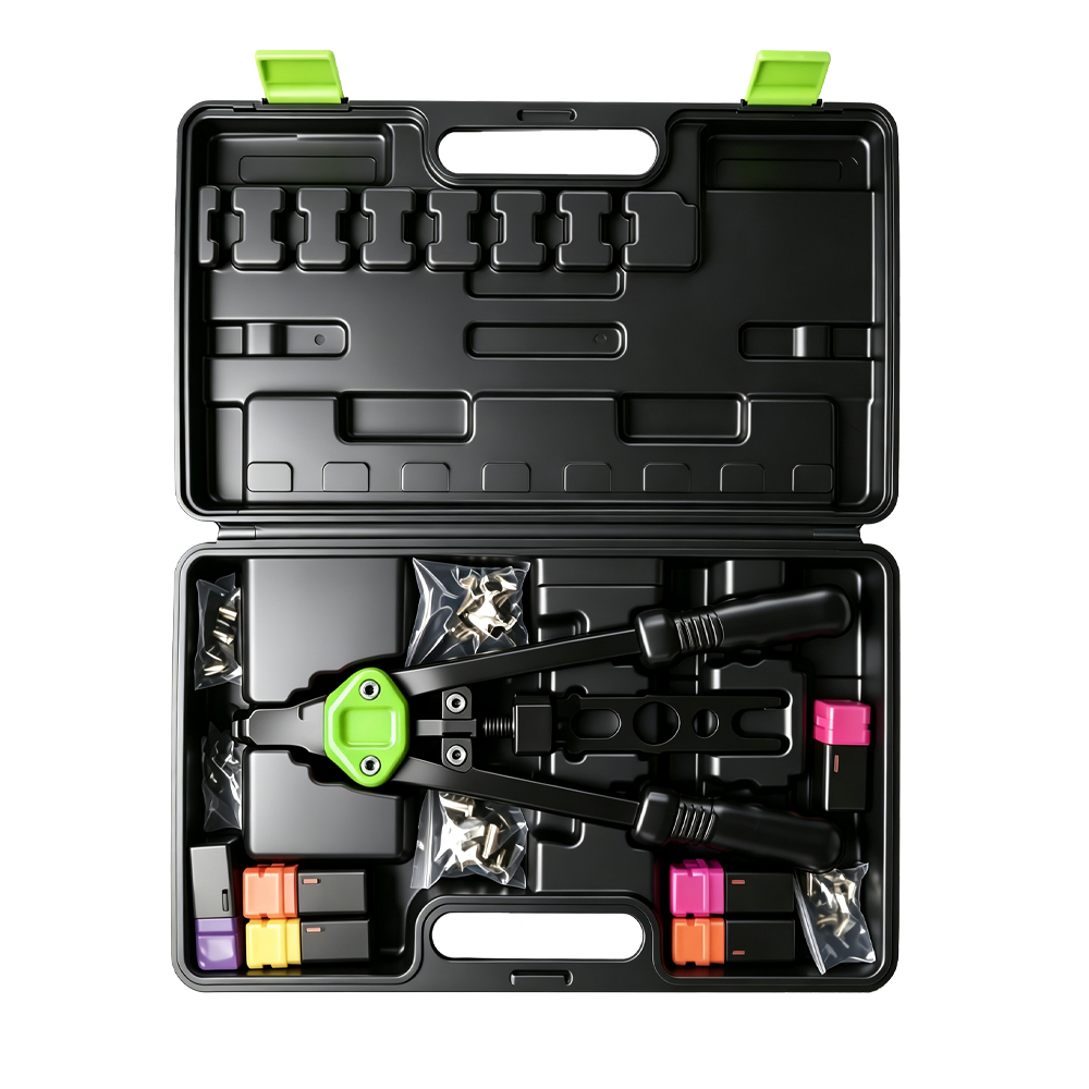 13in Heavy-Duty Rivet Nut Tool Set M3–M12 6 VT17598 Rivet nut gun kit for M3 M4 M5 M6 M8 M10 and M12 threaded rivet nuts