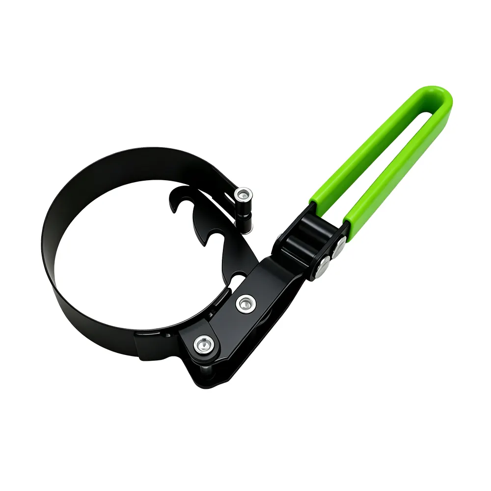 Llave para filtros de aceite de alta resistencia, 62–92 mm, n.º 5 Llave ajustable para filtros de aceite de alta resistencia VT18017, con un rango de trabajo de 62-92 mm, para desmontar con seguridad los filtros de aceite de los vehículos.