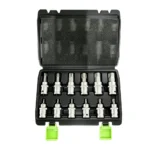 VT18042C 12PC Torx bit socket set T20-T100 with storage case