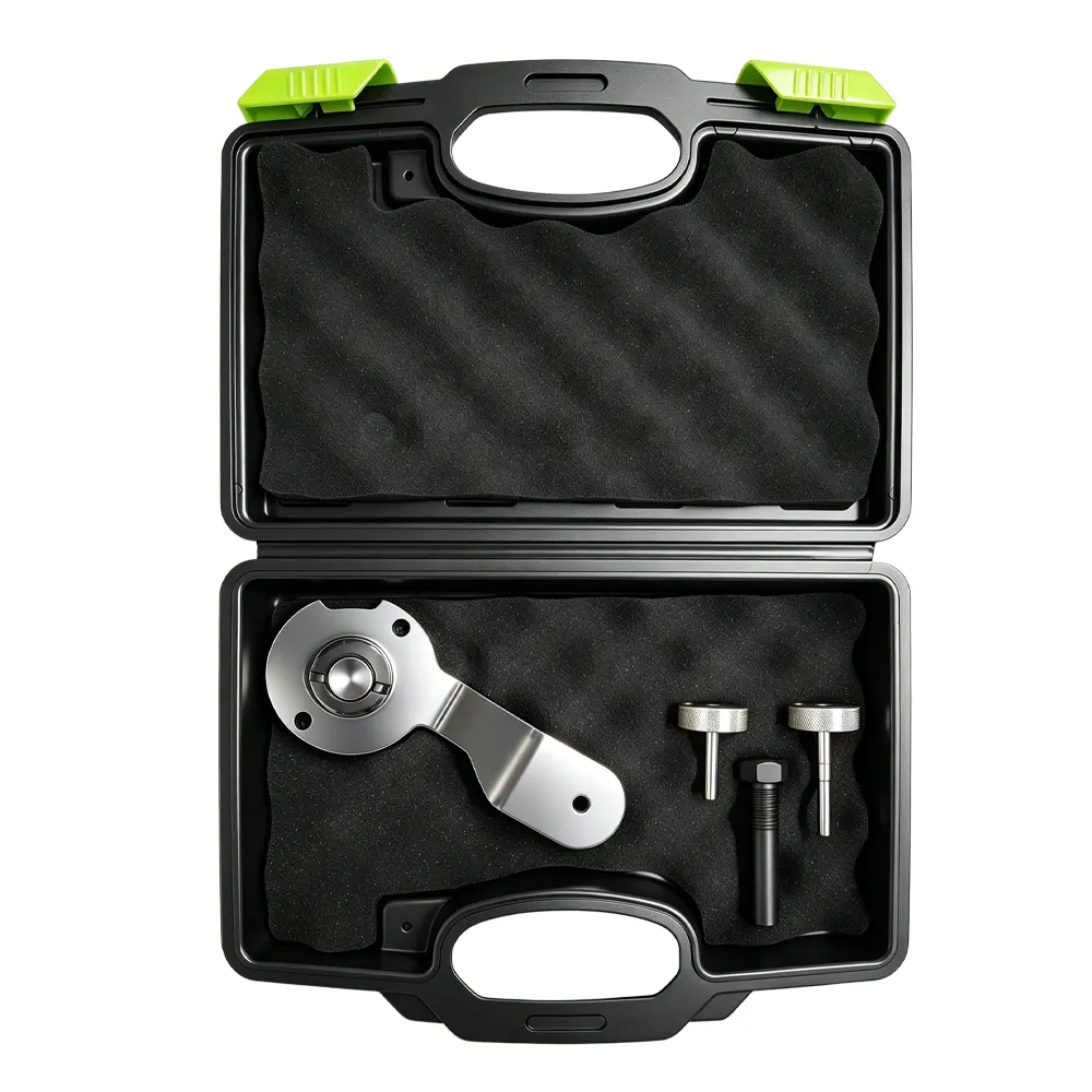 4-teiliges VAG 1.4 TSI TFSI Nockenwellen-Einstellwerkzeug-Set 1 VT18074 4-teiliges Nockenwellen-Einstellwerkzeugset für VAG-Benzinmotoren mit 1,4 l TSI- und TFSI-Technik, einschließlich kompatibler Audi-, VW-, Seat- und Skoda-Modelle.