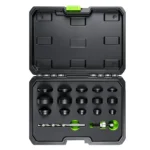 VT18181 parking sensor hole punch tool kit with multiple punch sizes for installing and replacing automotive PDC parking sensors.