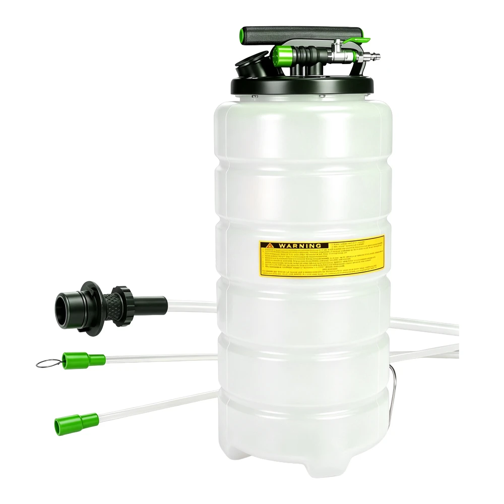 Pneumatic & Manual Fluid Extractor Pump 4 VT18212 15L pneumatic and manual oil extractor pump for automotive fluid removal