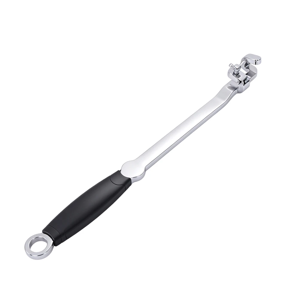 VT18448G flexible serpentine belt tensioner wrench with pivoting head for restricted access
