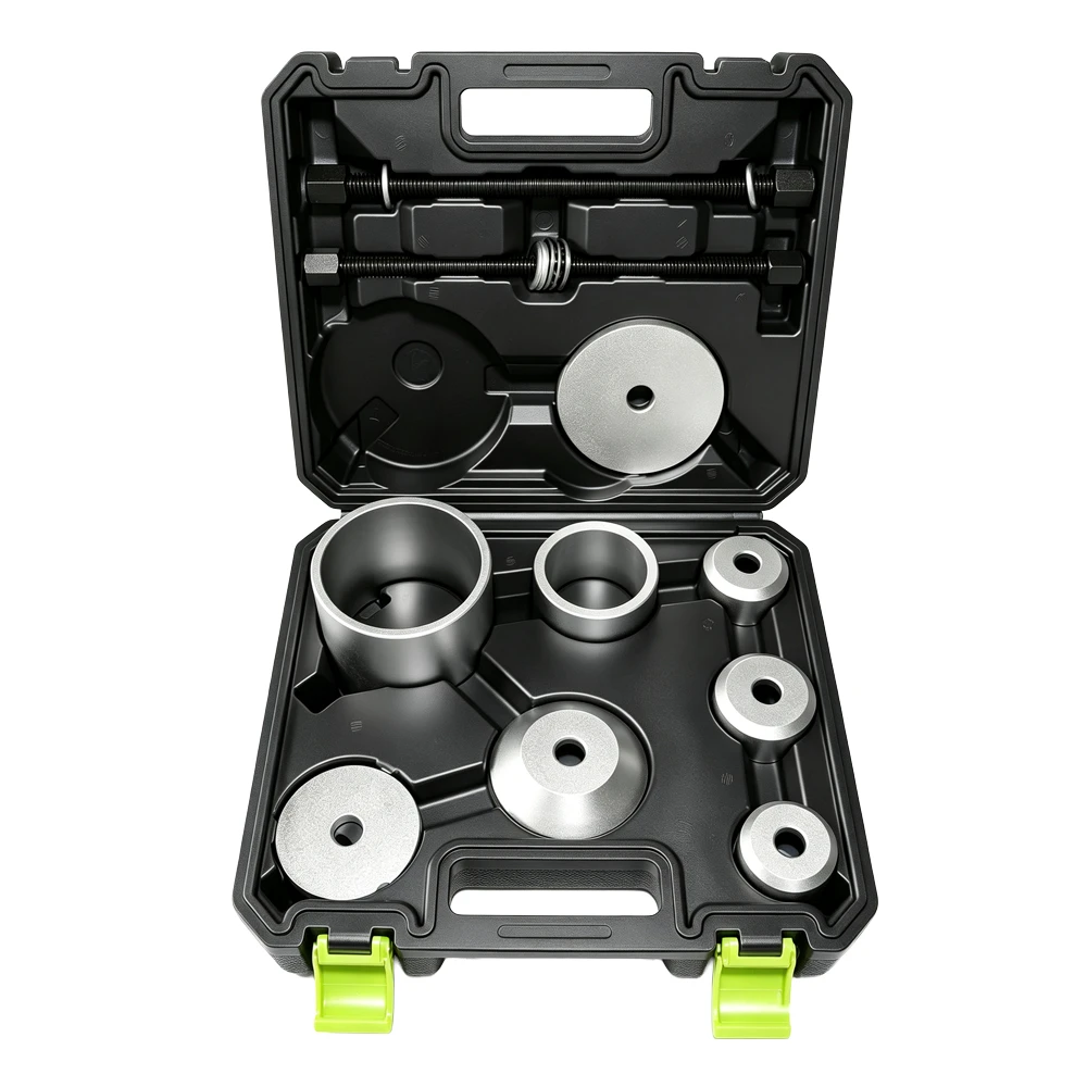 10PC Audi VW Bushing Press & Puller Tool Kit 1 VT19521C lower control arm bushing removal and installation tool set for Jaguar and Land Rover