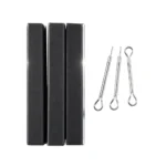 VT01139BS Cylinder hone replacement stone and retaining pin set for servicing compatible engine cylinder honing tools.