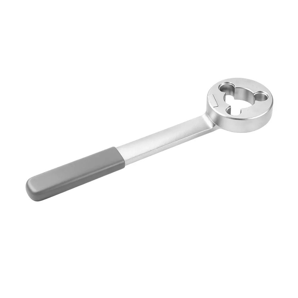 Clé de fixation pour poulie de pompe à eau ronde, pour VW Audi 2 VT01207 Clé de blocage pour poulie de pompe à eau ronde VW Audi, permettant de maintenir la poulie fermement en place pendant l'intervention.