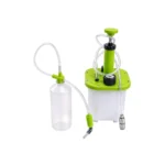 VT01294R8 Kit manuel de purge et de remplacement du liquide de frein, comprenant une pompe à main, un manomètre, un réservoir de liquide, un flacon de récupération et des flexibles de raccordement pour l'entretien du liquide de frein.
