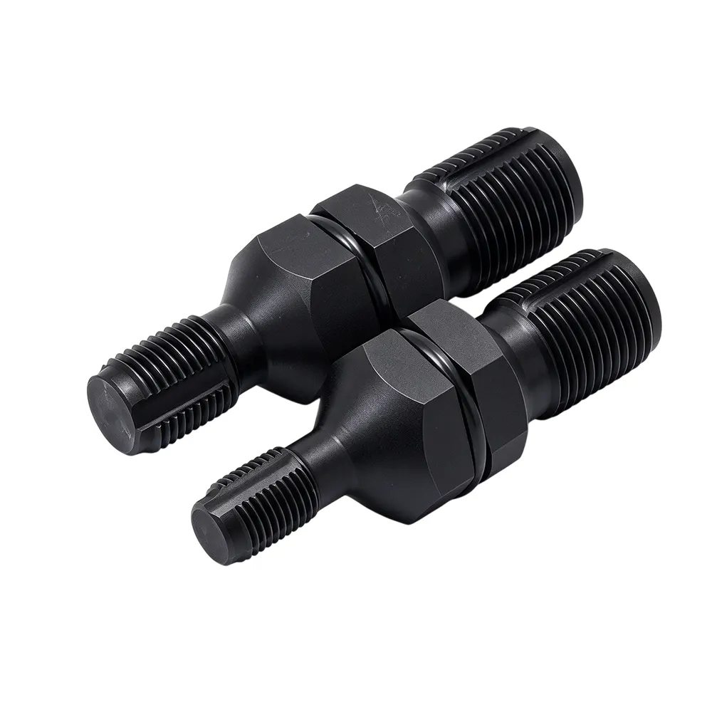 VT01313D : jeu de 2 outils de filetage pour bougies d'allumage, comprenant des outils de nettoyage à double extrémité de 10/12 mm et 14/18 mm.