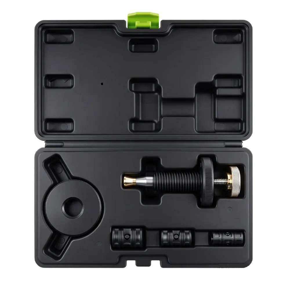 Universal Single Plate Clutch Alignment Set 3 VT01587A Universal clutch alignment tool kit with centering spindle and interchangeable adapters for aligning clutch components during installation.
