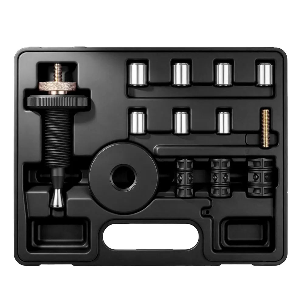 15–28 mm Universal-Zentrier-Set für Kupplungsscheiben 5 VT01587B Universeller Kupplungszentrier-Satz mit Ausrichtspindel, Zentrierhülsen und Adaptern für den Einbau von Kupplungen im Kfz-Bereich.