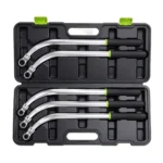 VT01731C Belt installation wrench kit with long curved wrenches for automotive belt and tensioner service.