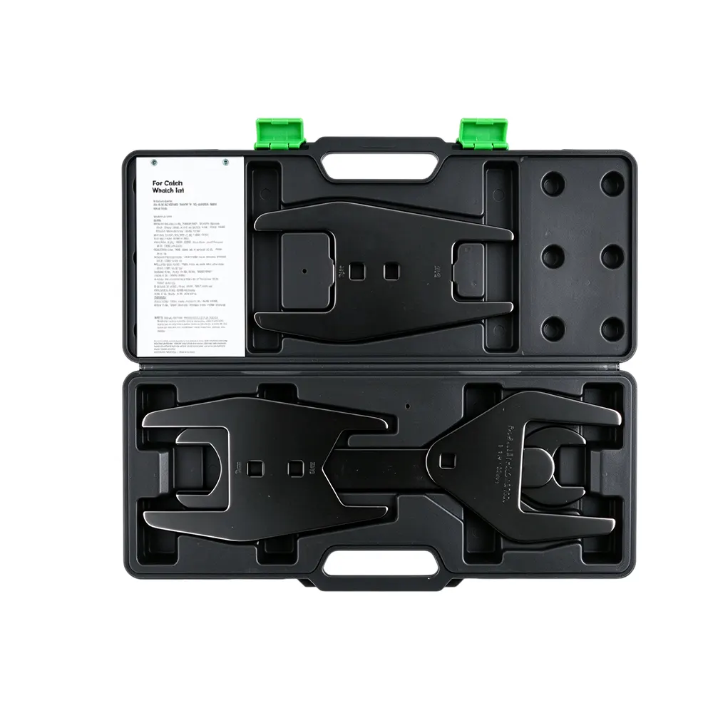 VT01775B: Juego de llaves y herramientas de sujeción para el embrague del ventilador, con herramientas de sujeción y llaves intercambiables para el desmontaje y la instalación del embrague del ventilador de refrigeración.