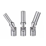 VT01800 Conjunto de 3 chaves universais para velas de ignição com cabeças giratórias, para remoção e instalação de velas de ignição em espaços apertados do motor.