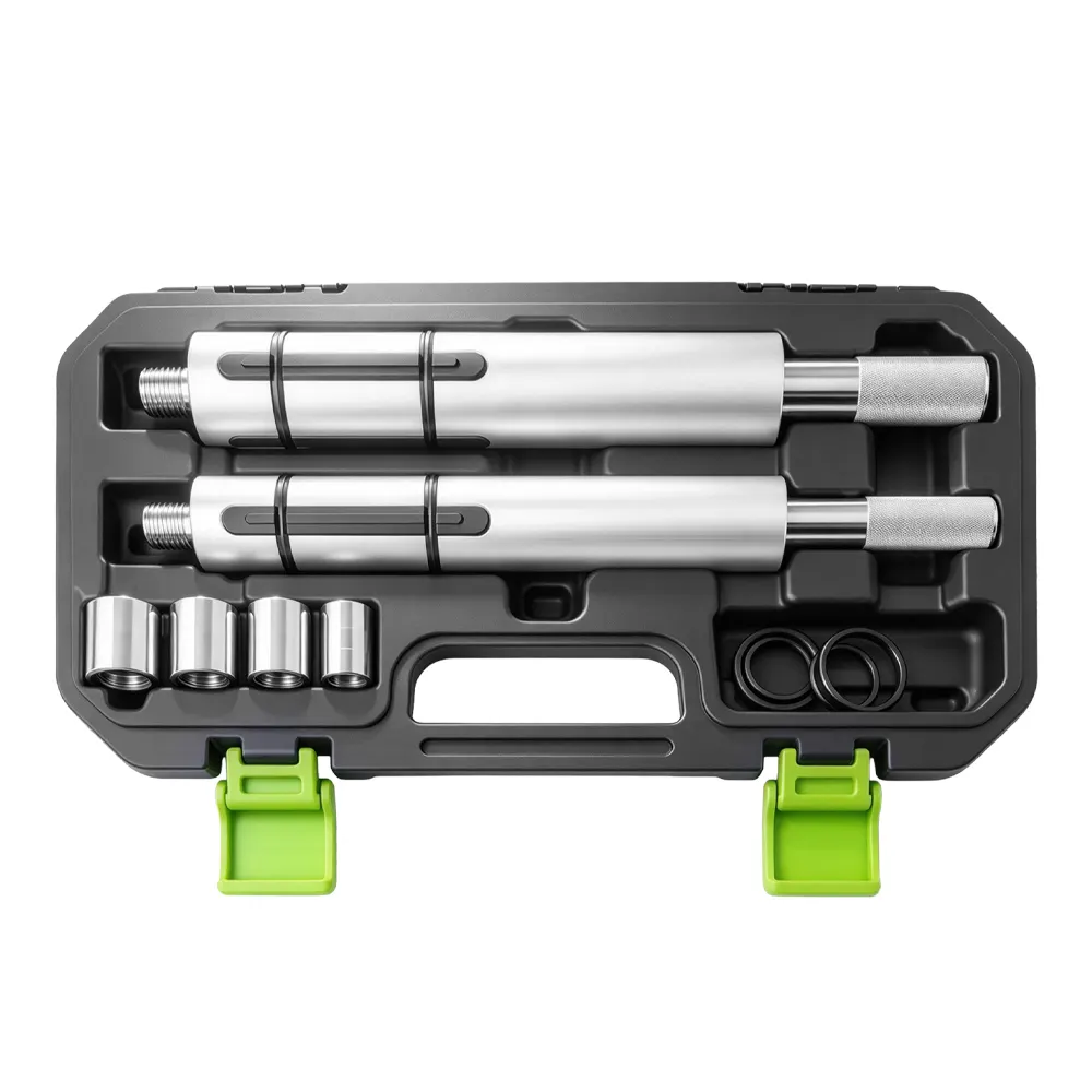 6PC Heavy-Duty Truck Clutch Alignment Tool Set 1 VT01884A Universal bearing and bushing installation tool set with two installation tools, interchangeable sleeves and support rings.
