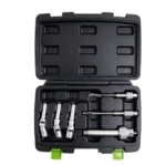 VT01899 Kit de manutenção de velas de incandescência para motores a diesel, 6 peças, 3/8 de polegada, com chaves de soquete flexíveis, ferramenta de remoção e alargadores para a manutenção das velas de incandescência.