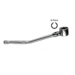 VT01999 Offset oxygen sensor socket wrench with six-point socket head and angled handle for accessing automotive oxygen sensors.