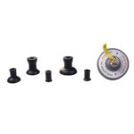 VT14116B Valve lapping tool attachment with 5 suction cups in 16mm, 20mm, 30mm, 35mm and 45mm for engine valve lapping.