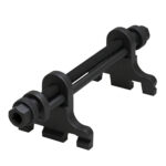 VT17555 Outil universel de compression des pistons d'étrier de frein, doté d'un mécanisme de réglage fileté et de supports permettant de rétracter les pistons de frein.