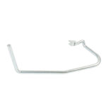VT17559A Ferramenta para pressionar o pedal do travão, com haste de aço curvada e suporte de contacto com o pedal, destinada a manter o pedal do travão pressionado durante a manutenção do veículo.