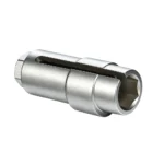 VT18136 Deep slotted oxygen sensor socket with an extended side opening and hexagonal drive end for automotive oxygen sensor servicing.