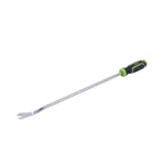 VT20069 Long reach forked trim removal tool with angled fork tip, extended steel shaft and ergonomic handle for automotive trim and clip removal.