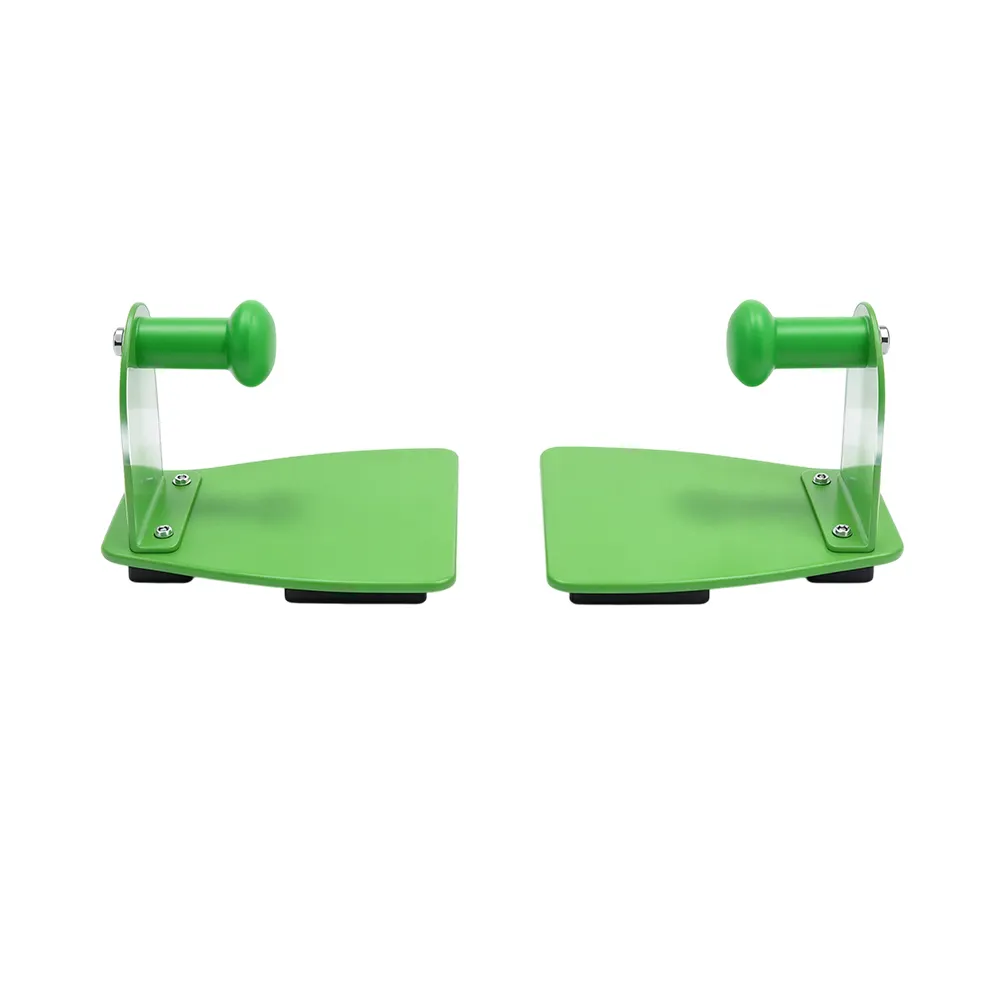 Magnetic Paper Towel Roll Holder for Workshop 3 VT20905 2PC automotive work support stand set with green metal bases, upright brackets and protective support rollers for workshop use.
