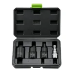 VT01621B 4PC brake caliper socket and bit set with Cr-Mo service sockets for brake caliper removal and installation.